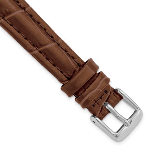 deBeer Havana Matte Alligator-Grain Leather Watch Band BA210