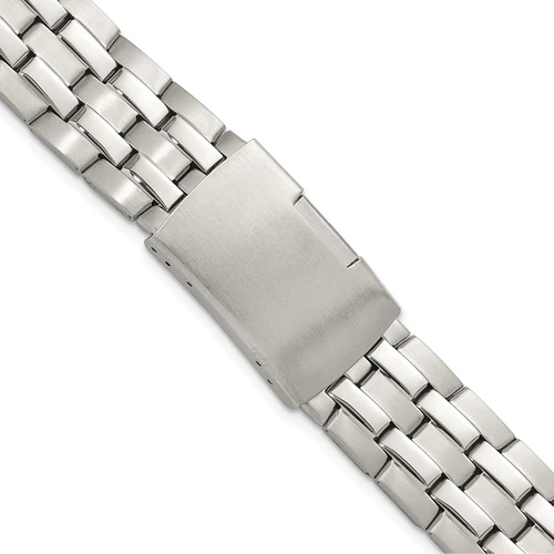 deBeer Silver Stainless Steel Watch Band BA423