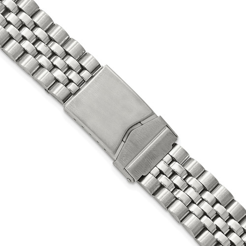 deBeer Silver Jubilee-Style Stainless Steel Watch Band LM241