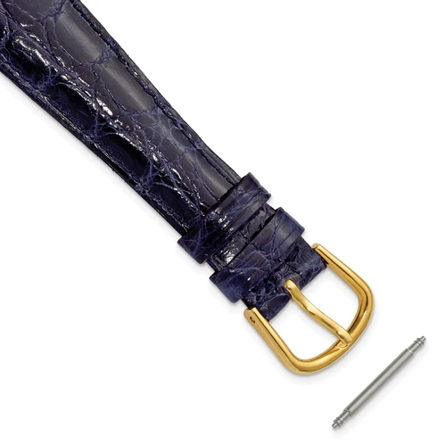 deBeer Violet Genuine Crocodile Leather Watch Band 425, 425YS-18, View 2
