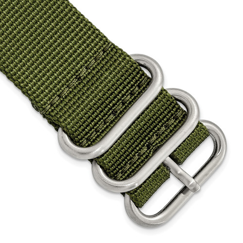 deBeer Olive Ballistic Nylon Watch Band BA395
