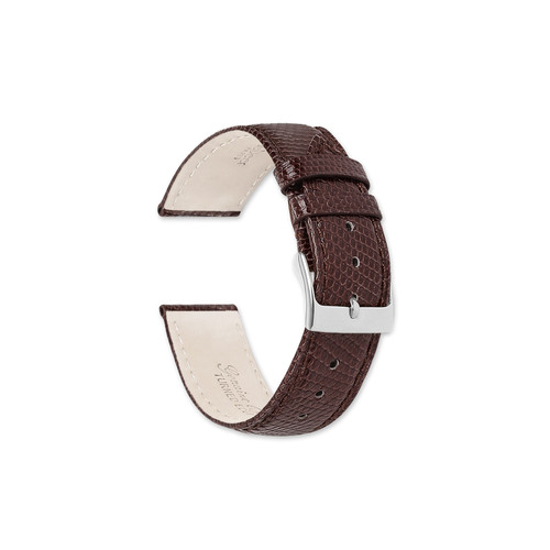 deBeer Brown Genuine Lizard Leather Watch Band 313