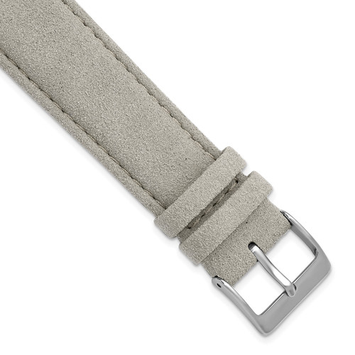 deBeer Gray Vegan-Friendly Microfiber Watch Band BA563