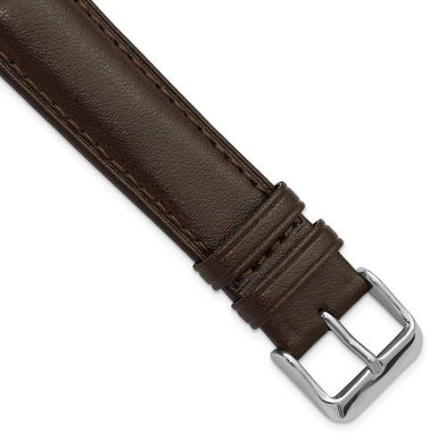 deBeer Dark Brown Vegan-Friendly Apple Skin Watch Band BA569