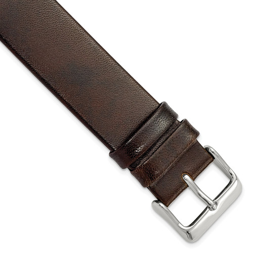 deBeer Brown Italian Calfskin Leather Watch Band BA353