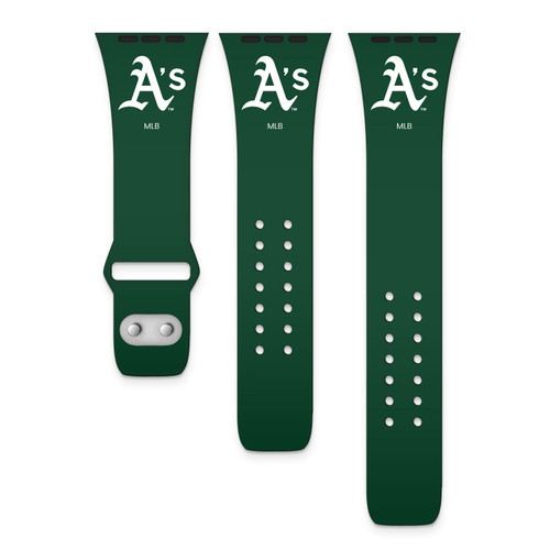 GameTime Oakland Athletics Printed Silicone Apple Watch Band