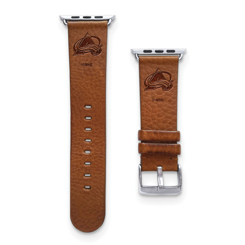 GameTime Colorado Avalanche Leather Apple Watch Band