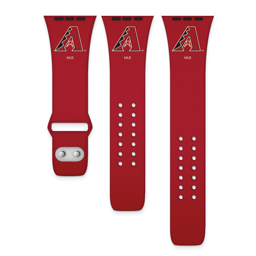 GameTime Arizona Diamondbacks Silicone Apple Watch Band, View 1
