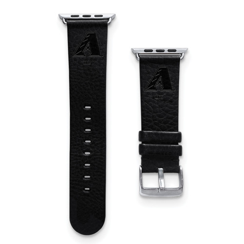 GameTime Arizona Diamondbacks Leather Apple Watch Band, View 1