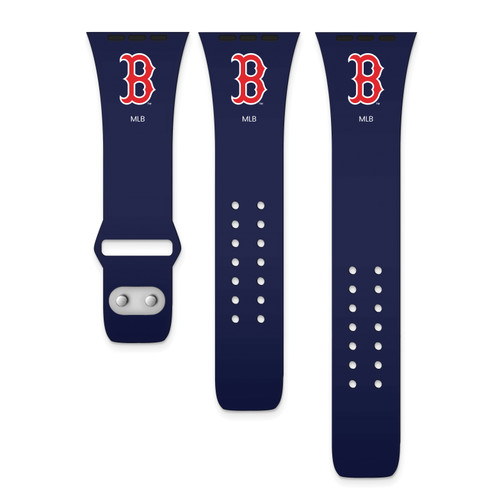 GameTime Boston Red Sox Silicone Apple Watch Band, View 1