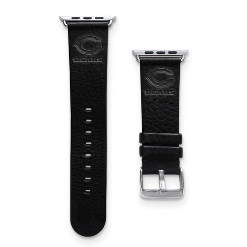 GameTime Chicago Bears Leather Apple Watch Band, View 1