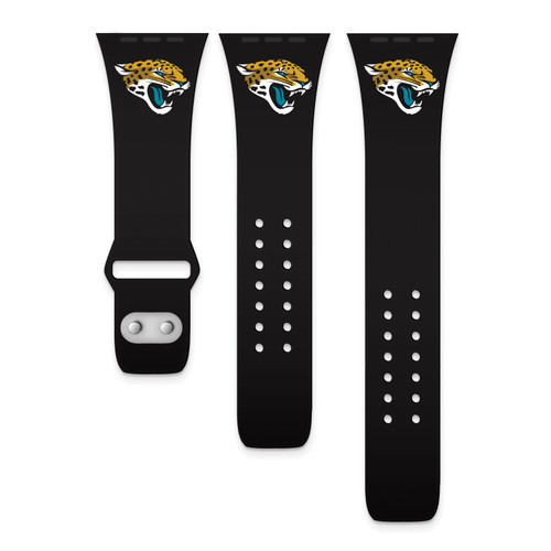 GameTime Jacksonville Jaguars Silicone Apple Watch Band, View 1