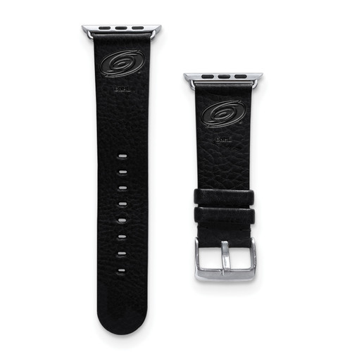 GameTime Carolina Hurricanes Leather Apple Watch Band, View 1