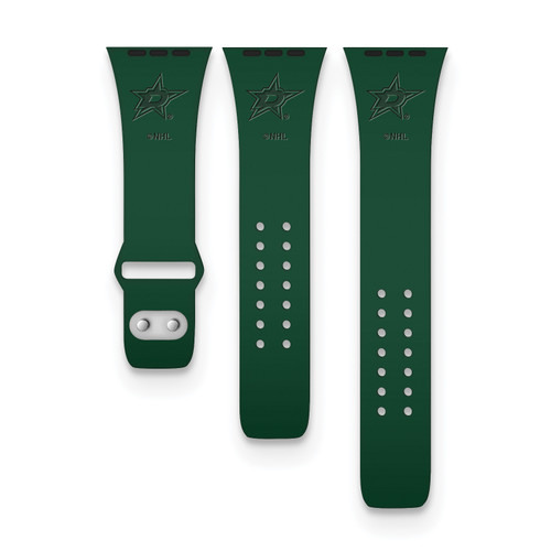 GameTime Dallas Stars Silicone Apple Watch Band, View 1