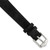 deBeer Black Suede Watch Band, 12mm, Silver-Tone Buckle, View 1
