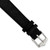 deBeer Black Suede Watch Band, 14mm, Silver-Tone Buckle, View 1
