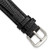 deBeer Black Snake-Grain Leather Watch Band BA116, BAW116-14, View 30