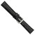 deBeer Black Snake-Grain Leather Watch Band BA116, BAW116-18, View 38