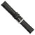 deBeer Black Snake-Grain Leather Watch Band BA116, BAW116-19, View 41