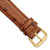 deBeer Havana Ostrich-Grain Leather Watch Band BA12, BA12-18, View 15