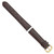 deBeer Brown Ostrich-Grain Leather Watch Band BA13, BA13-20, View 20