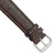 deBeer Brown Ostrich-Grain Leather Watch Band BA13, BAW13-20, View 35