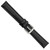 deBeer Black Lizard-Grain Leather Watch Band BA15, BAW15-16, View 58