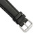 deBeer Black Lizard-Grain Leather Watch Band BA15, BAW15-19, View 65