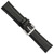 deBeer Black Lizard-Grain Leather Watch Band BA15, BAW15S-20, View 79