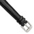 deBeer Black Lizard-Grain Leather Watch Band BA200
