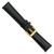 deBeer Black Lizard-Grain Leather Watch Band BA200, BA200-20, View 21