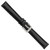 deBeer Black Lizard-Grain Leather Watch Band BA200, BAW200-14, View 29