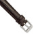 deBeer Brown Lizard-Grain Leather Watch Band BA201