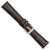 deBeer Brown Lizard-Grain Leather Watch Band BA201, BAW201-19, View 38