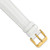deBeer White Lizard-Grain Leather Watch Band BA203, BA203-18, View 11
