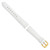 deBeer White Lizard-Grain Leather Watch Band BA203, BA203-19, View 16