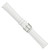deBeer White Lizard-Grain Leather Watch Band BA203, BAW203-16, View 31