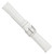 deBeer White Lizard-Grain Leather Watch Band BA203, BAW203-18, View 34