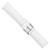 deBeer White Lizard-Grain Leather Watch Band BA203, BAW203-20, View 40