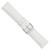 deBeer White Lizard-Grain Leather Watch Band BA203, BAW203-22, View 43