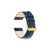 deBeer Navy Lizard-Grain Leather Watch Band BA204, BA204-14, BA204-16, View 4