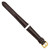 deBeer Dark Brown Matte Alligator-Grain Leather Watch Band BA209, BA209-19, View 17