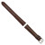 deBeer Dark Brown Matte Alligator-Grain Leather Watch Band BA209, BAW209-14, View 36