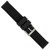 deBeer Black Silicone Rubber Watch Band BA213, BA213-18, View 5