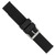 deBeer Black Silicone Rubber Watch Band BA213, BA213-20, View 8
