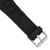 deBeer Black Silicone Rubber Watch Band BA215