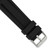deBeer Black Silicone Rubber Watch Band BA218