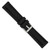 deBeer Black Silicone Rubber Watch Band BA218, BA218-20, View 4