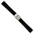 deBeer Black Silicone Rubber Watch Band BA223, BA223-18, View 2