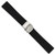 deBeer Black Silicone Rubber Watch Band BA223, BA223-22, View 7